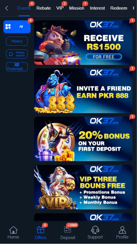 Ok37 Game Promotions